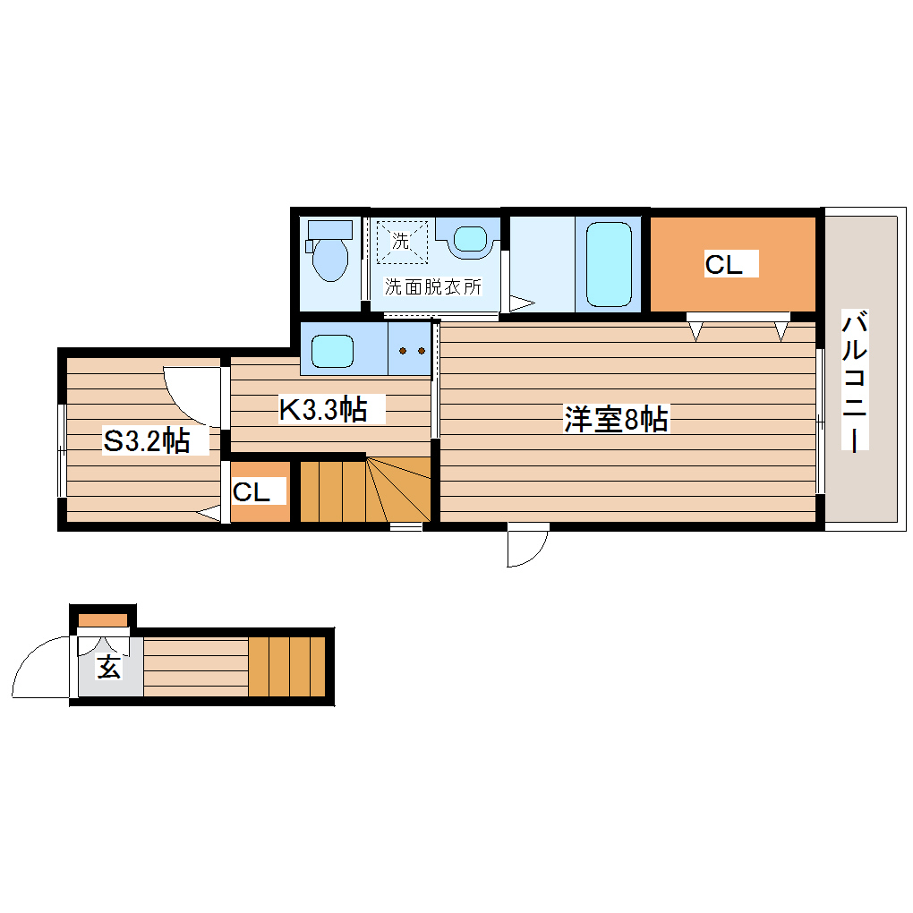 シンフォニー大場の間取り