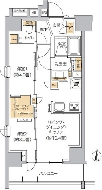 【リビオメゾン東池袋の間取り】