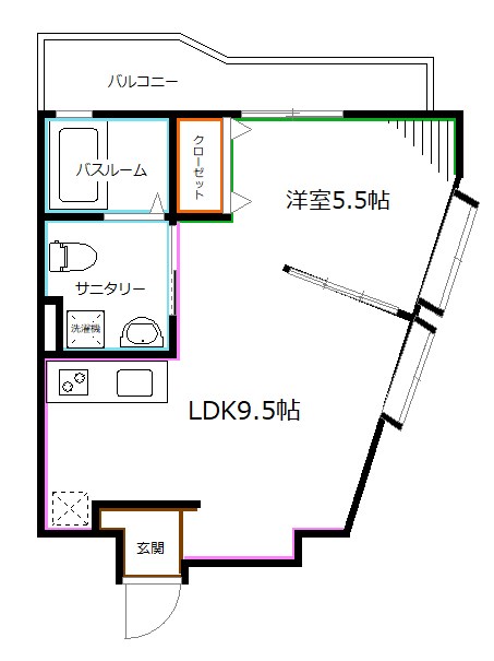 ロイヤルハイツ新高円寺の間取り