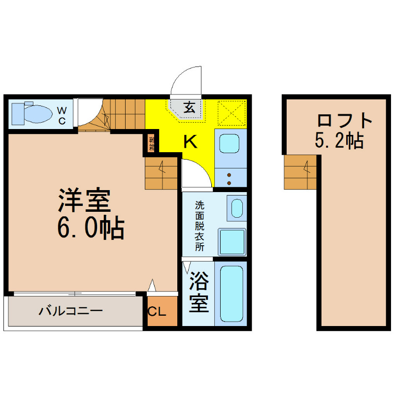 石場町ベースの間取り