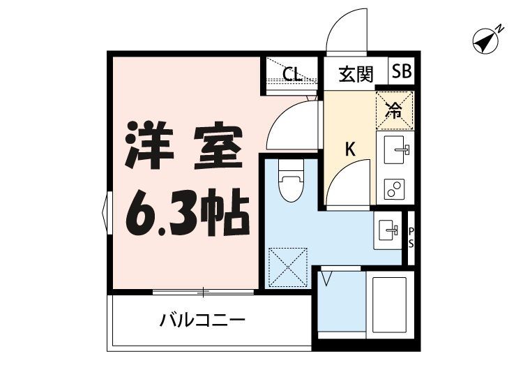 robot home 愛宕町Bの間取り