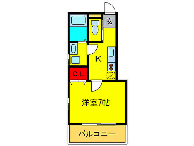 TKアンバーコート堺東の間取り