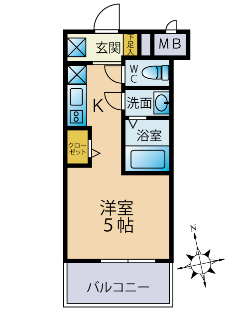 晃明ビルの間取り