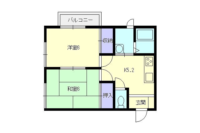 サンタハイツの間取り