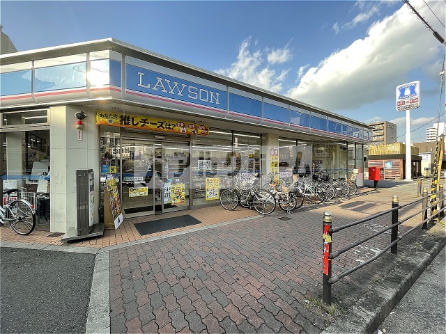 コンビニ　ローソン長原駅前店（コンビニ）まで362m