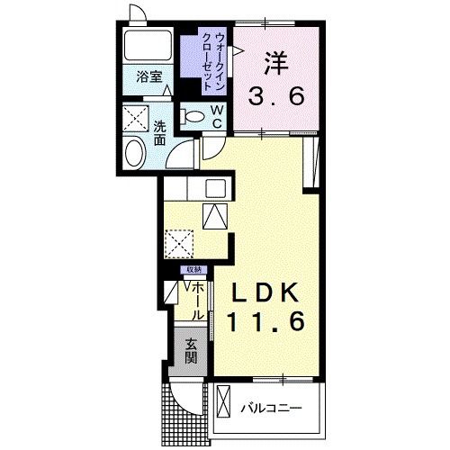 ディアコート桜Iの間取り