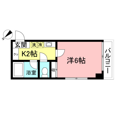 川崎市麻生区上麻生のマンションの間取り