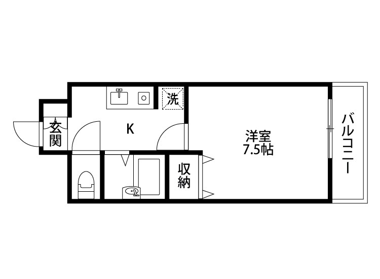 マンショングレイスの間取り