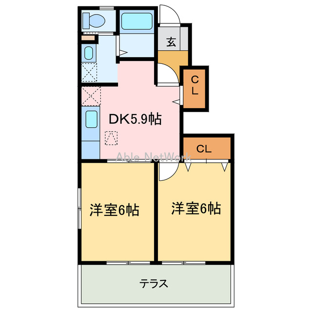 レジデンス太陽の間取り