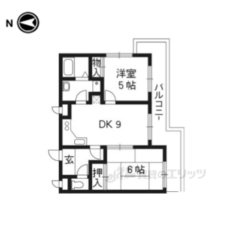 ヴィラ広沢の間取り