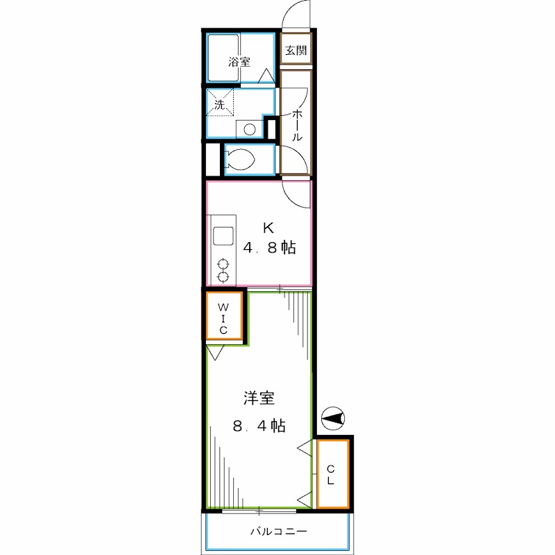 中野区鷺宮のマンションの間取り