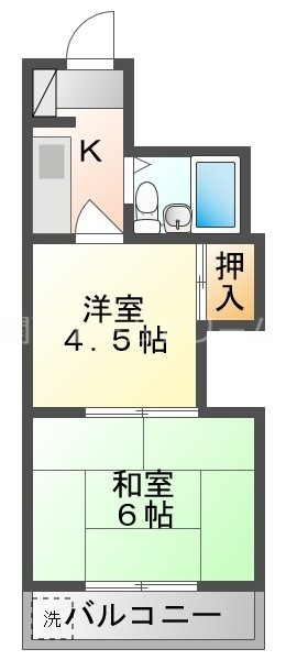 守口市八雲東町のマンションの間取り