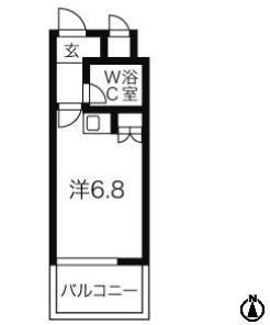 ダイアパレス皆実町の間取り