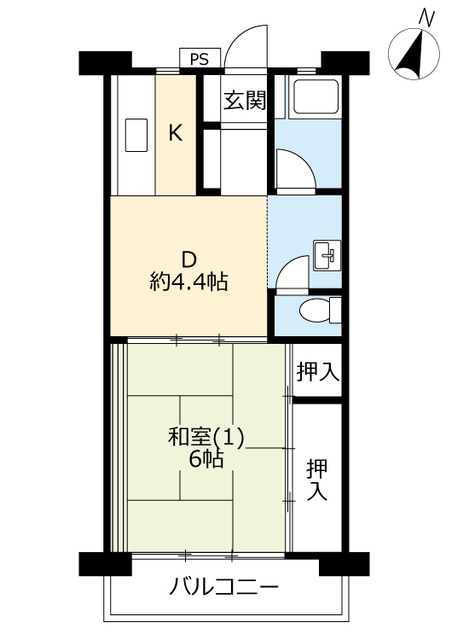 ＵＲ村上の間取り