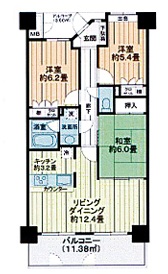 サーパス不動前の間取り