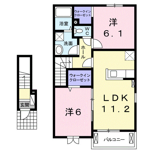 ベルフルールの間取り