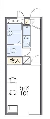 越谷市花田のアパートの間取り