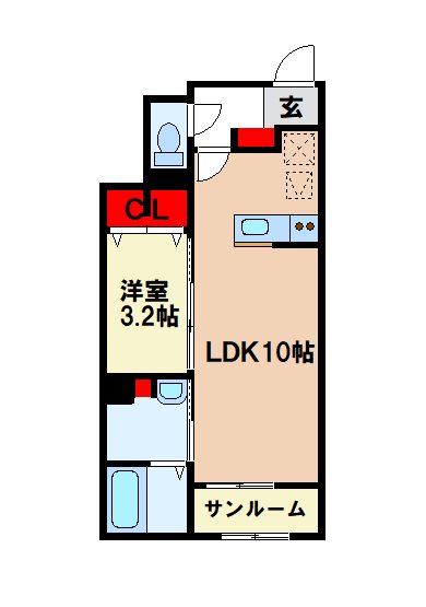 【ニューセンチュリー20Bの間取り】