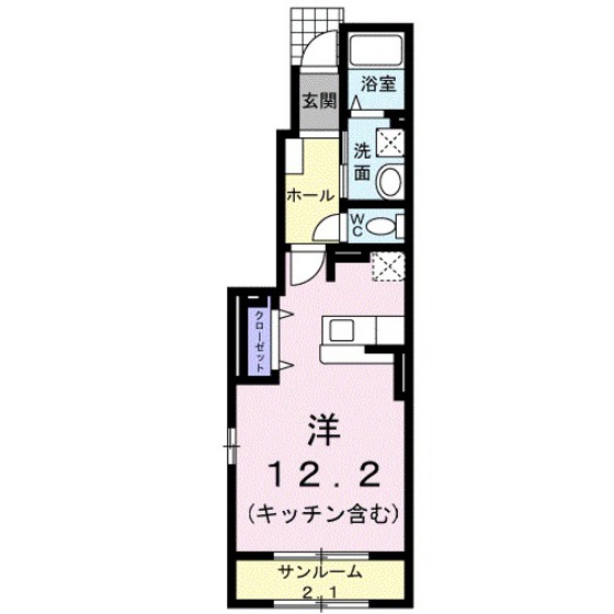 イースト　スプリングの間取り