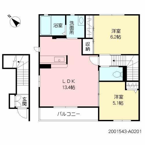 レーベン　たかみねの里の間取り