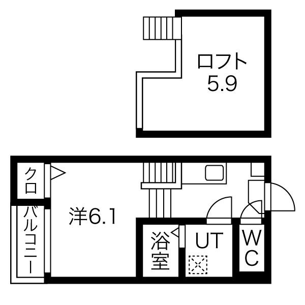 アーバンコート堀田の間取り