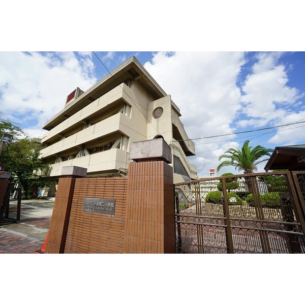 小学校　吹田市立千里第二小学校（小学校）まで613m