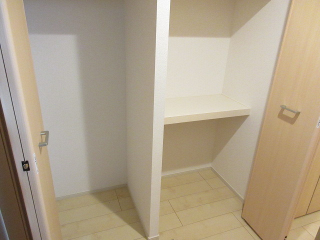 収納　収納力の高いクローゼットです