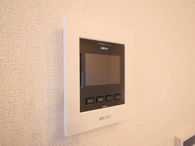 セキュリティ　モニター付きインターホンです