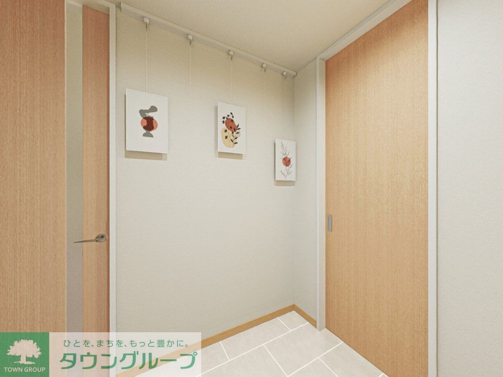 玄関　リビング/居室