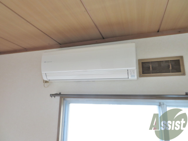 その他設備　エアコンがあれば暑い日が続いても快適に過ごせますね。