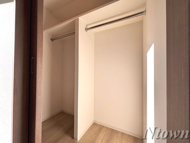 収納　たっぷりとした収納スペースです