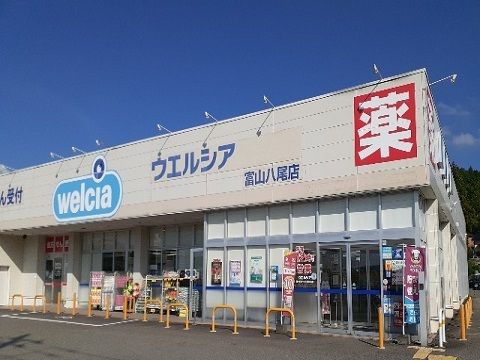 ドラックストア　ウエルシア富山八尾店（ドラッグストア）まで450m