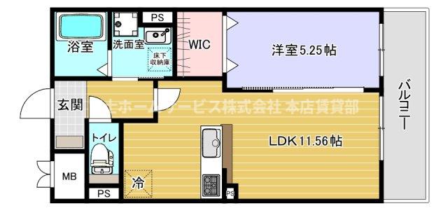 EXハイツ南住吉Iの間取り