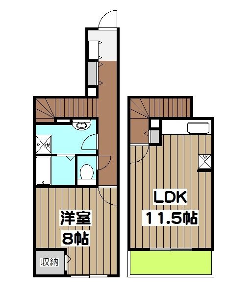 テオーリア小川IIの間取り