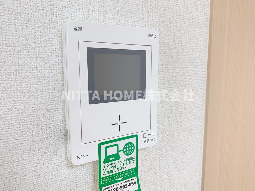 セキュリティ　ＴＶインターホンも完備！