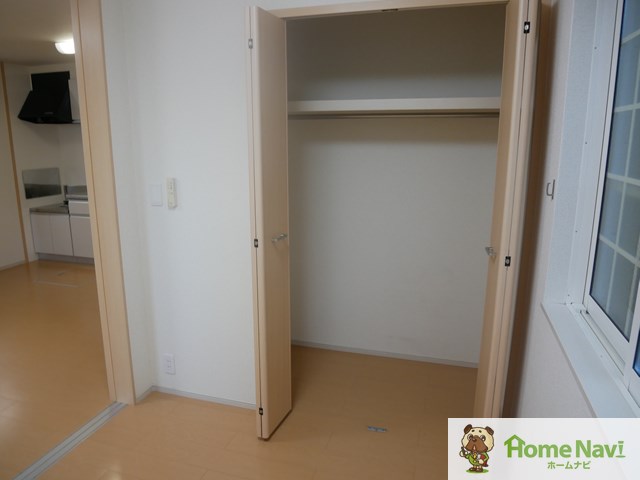 収納　荷物もすっきり片付きます。