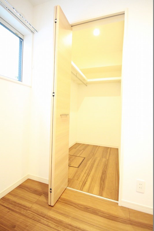 収納　大容量のウォークインクローゼット