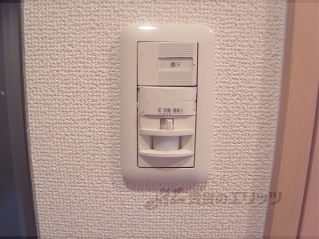 玄関　センサー付照明