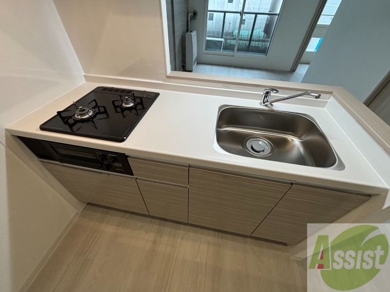 キッチン　システムキッチンなので、すぐお料理に使えます！