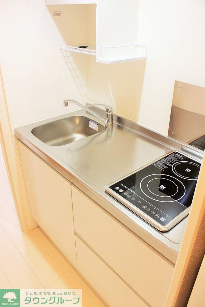 キッチン　電気コンロ２口