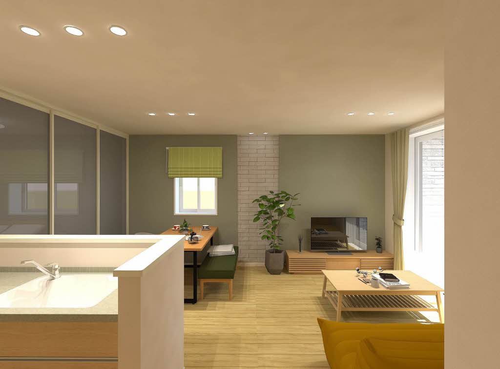 その他部屋・スペース　完成予想図／家具等は配置のイメージで物件に付属しておりません