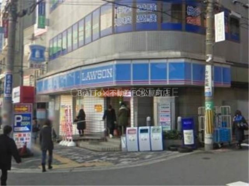 コンビニ　ローソン桃谷駅前店（コンビニ）まで375m