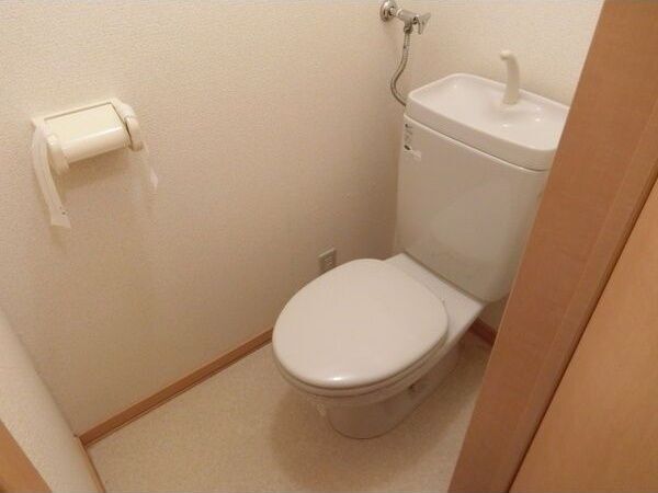 トイレ　※写真は別号室です。