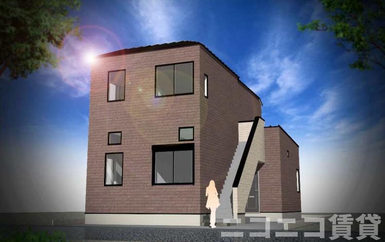 建物外観　建設中のため