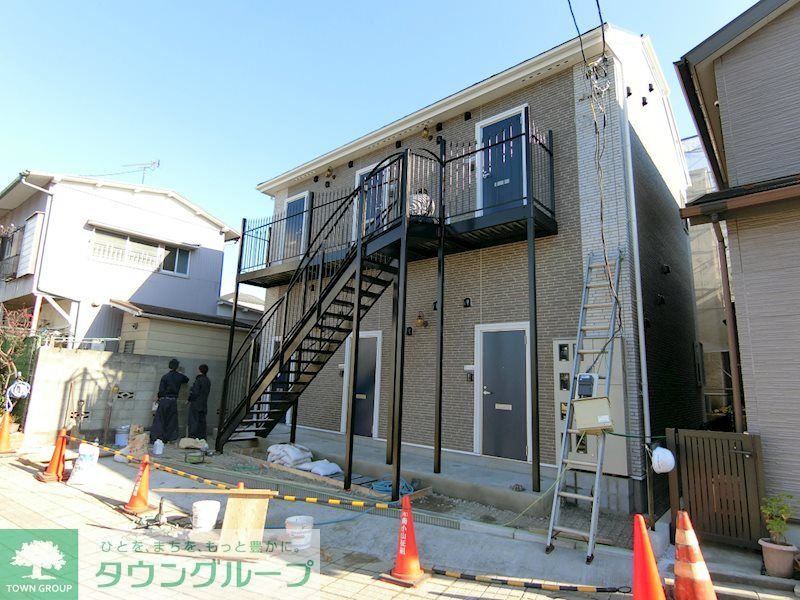 建物外観　新築当時の写真です！