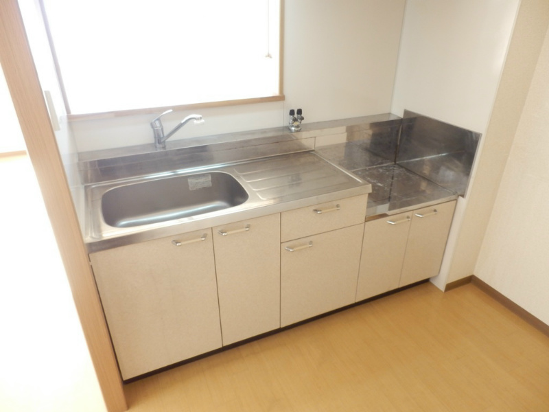 キッチン　２口コンロ設置可のキッチン