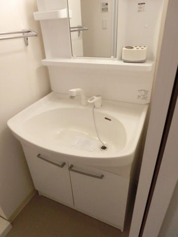 洗面設備　嬉しい独立洗面台
