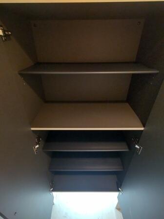 収納　大きなものも収納できそうです