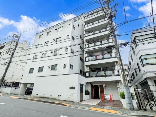 建物外観　分譲マンションの賃貸物件です。