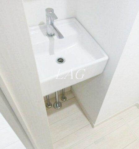 洗面設備　洗面台です。